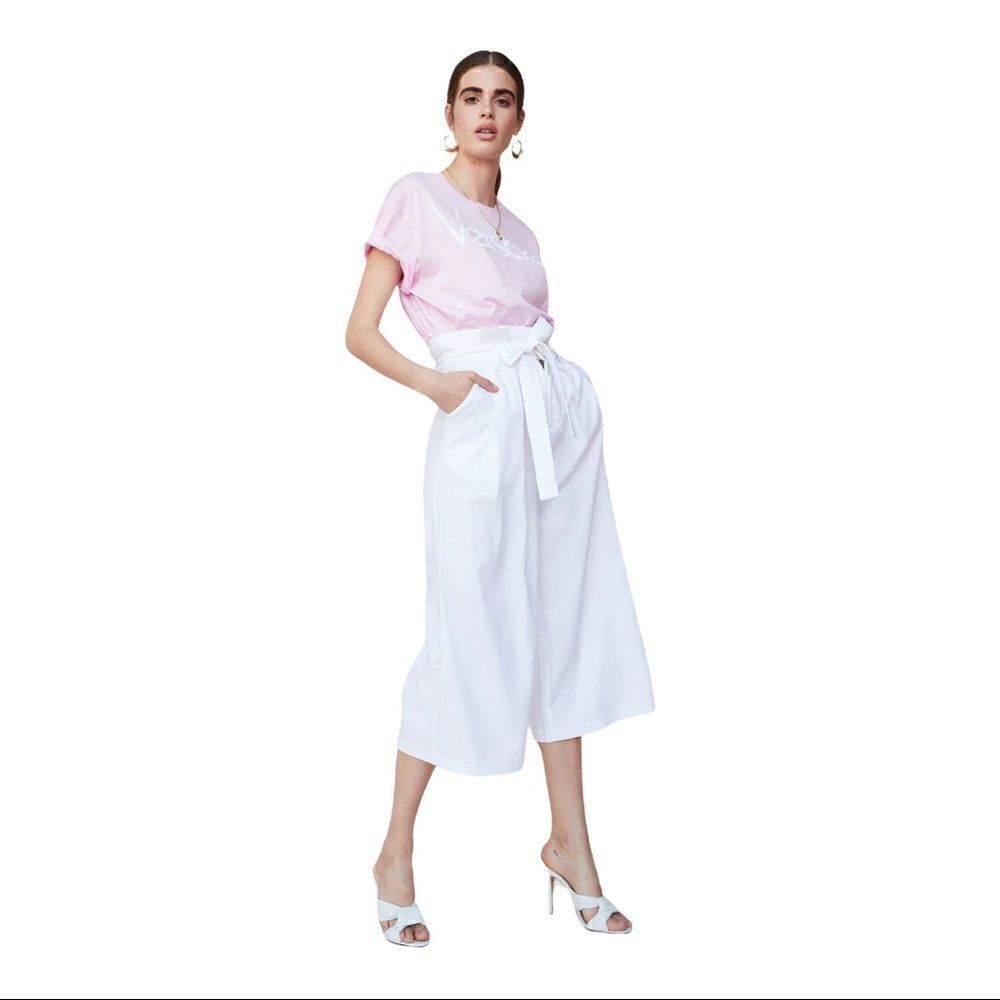LPA Wide Leg Paperbag Pant